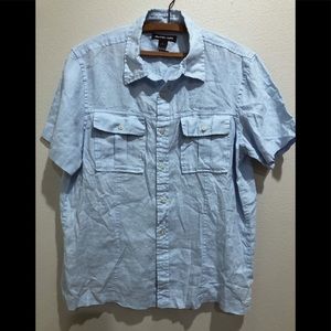 Men’s Michael Kors linen pocket shirt -size large